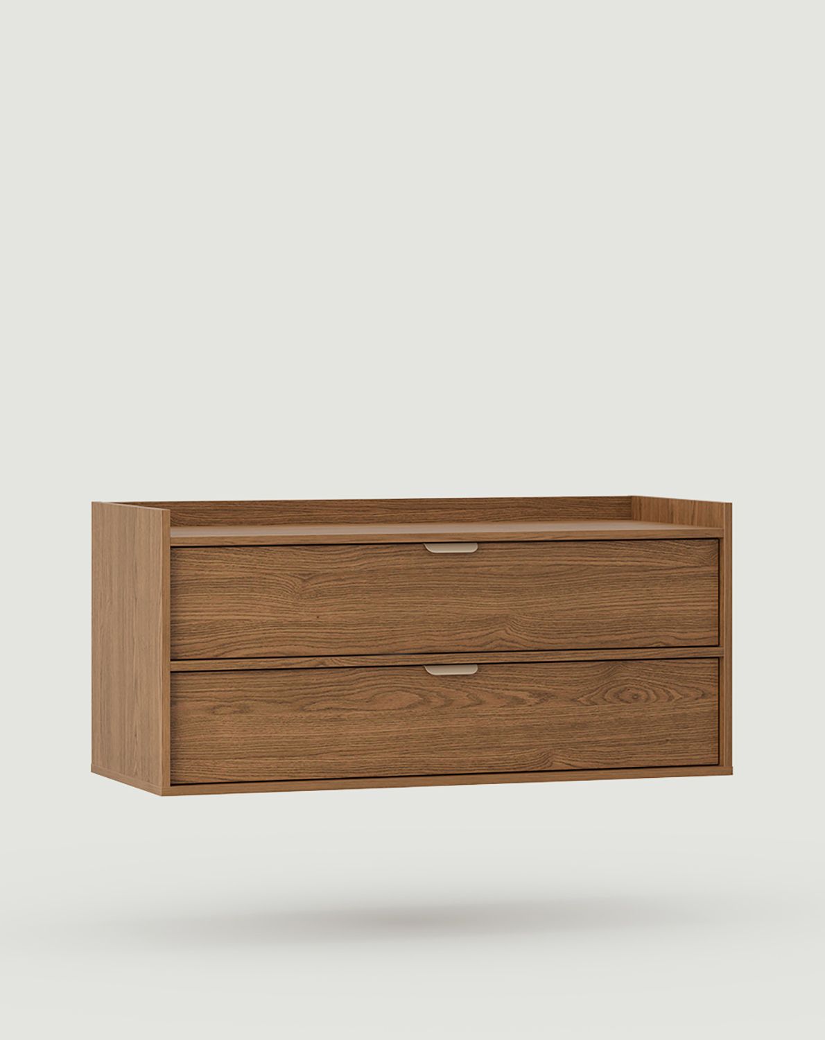 Meuble lavabo SIGI suspendu WSU02B
Couleur : Chêne rustique
Poignée : LAYERS 110 Cappuccino