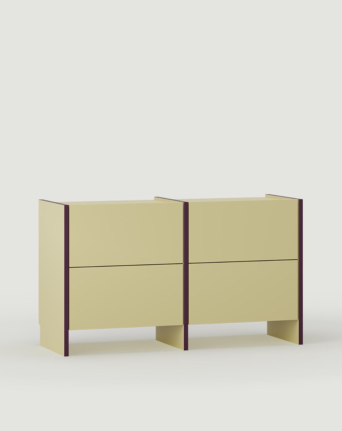 Armoire RTV ASKA ASK09
Couleur : Mousse de citron
Placage : Prune Rubis
