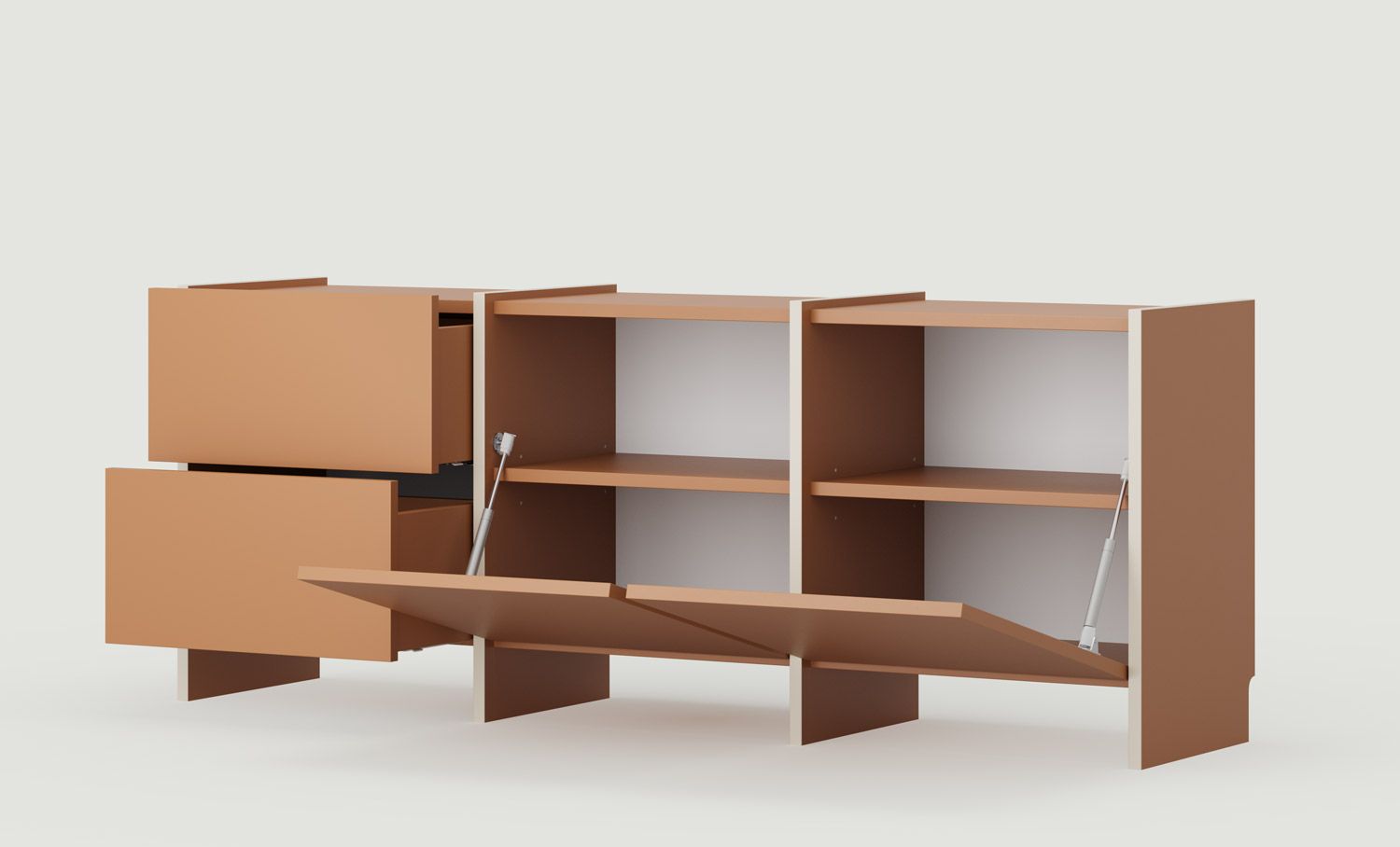Armoire RTV ASKA ASK14
Couleur : Sahara Deep
Placage : Beige Champagne