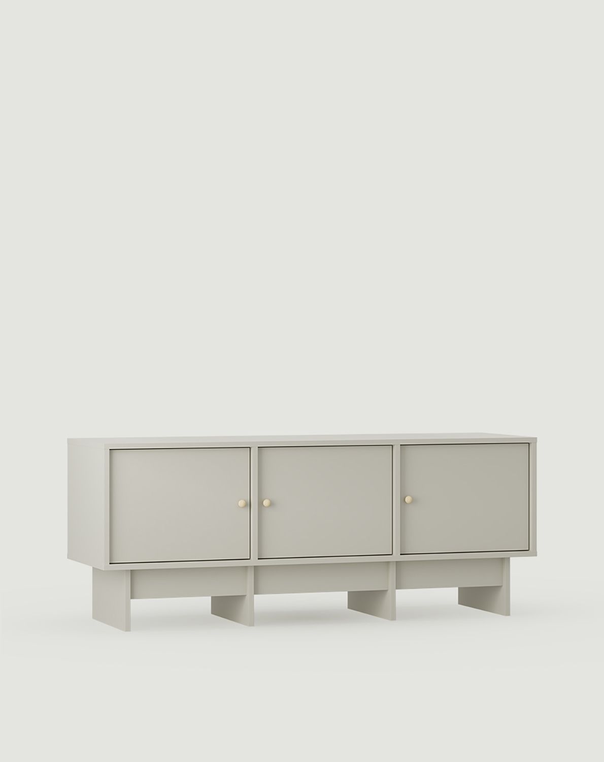 KABE KTV3 Armoire RTV en style JAPANDI
Couleur : Voie lactée
Poignée : Poignée boule en bois KD
