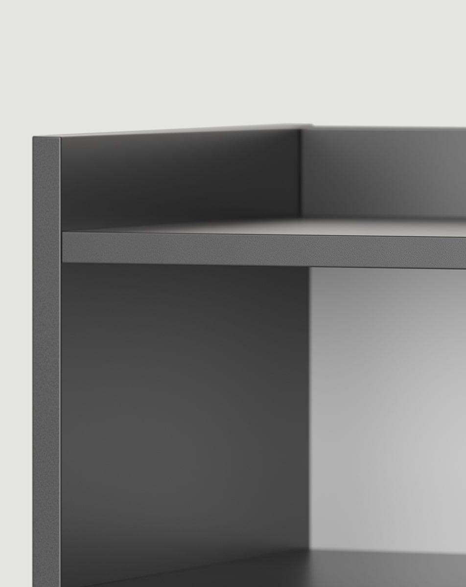 SIGI armoire à RTV en vinyle STV1SW
Couleur : Gris Diamant