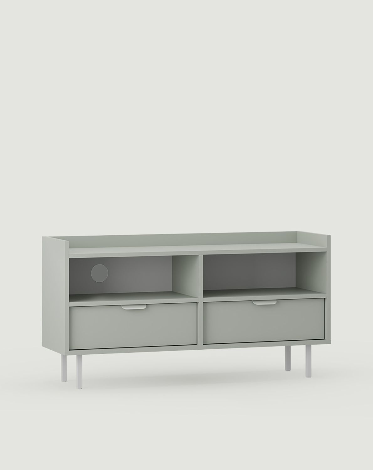 Armoire RTV SIGI S2TV5
Couleur : pistache au lait
Pied : blanc
Poignée : Poignée de bord COUCHE 110 Pistache Lait