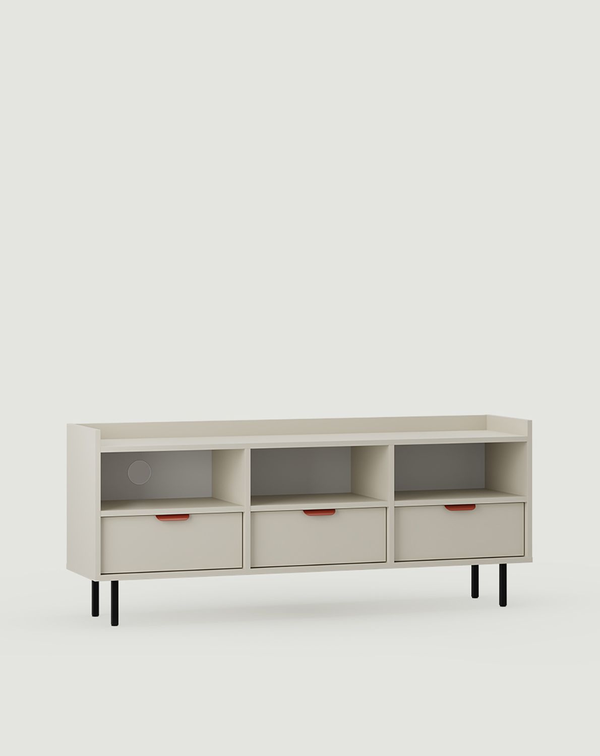 Armoire RTV SIGI STV3S
Couleur : Terracotta ardent
Pied : Noir
Poignée : LAYERS 110 Terracotta feu