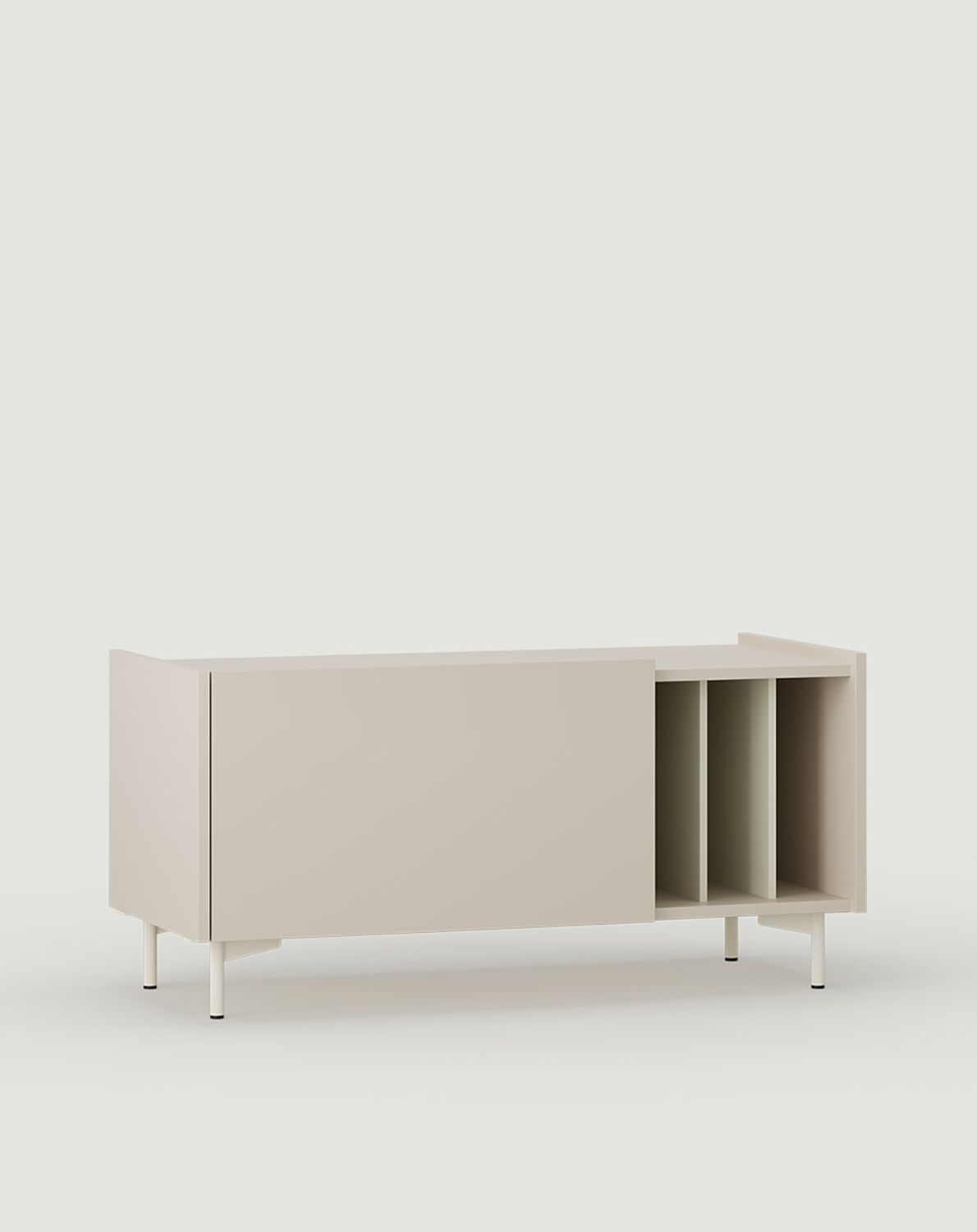 Armoire RTV SKRA SKR01
Couleur : Cachemire laineux
Pied : Milky Way