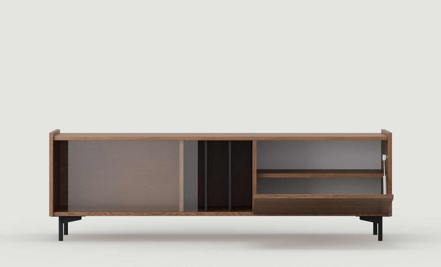 Armoire RTV SKRA SKR14
Couleur : Chêne rustique
Pieds : Noirs