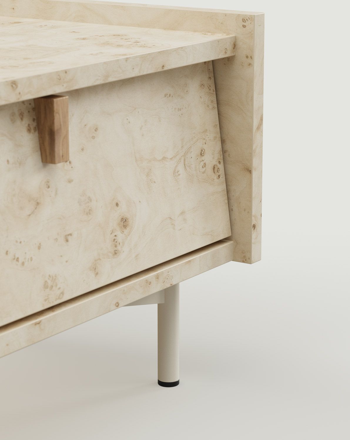 Armoire RTV SKRA SKR18
Couleur : Chechotte Art Deco
Pied : Milky Way
Poignée : Oak Wedge