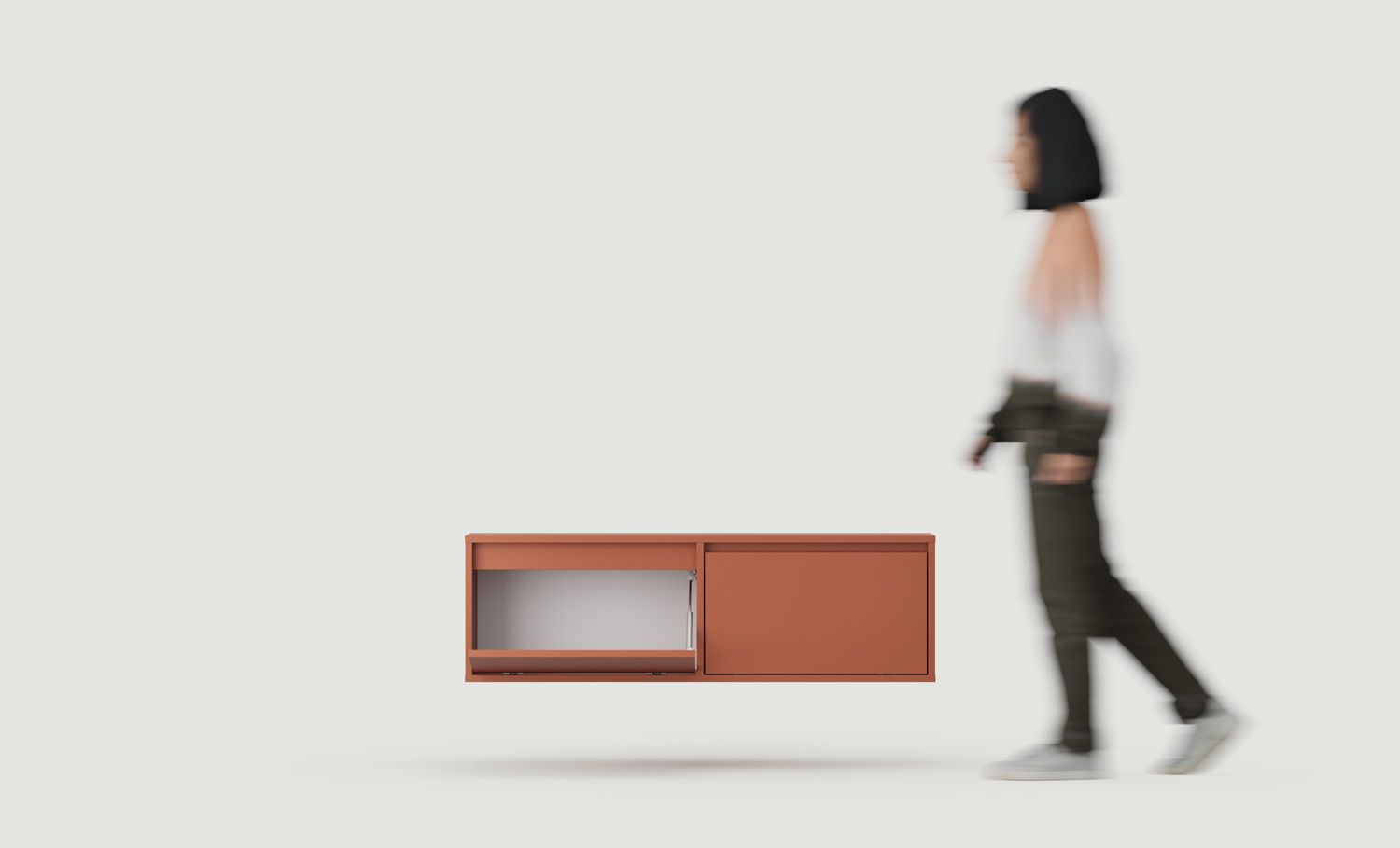 Armoire RTV murale UBBE WTV1K
Couleur : Terracotta ardent