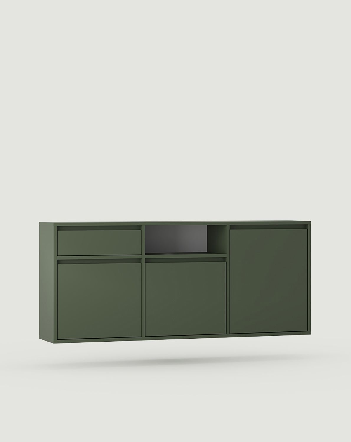 Armoire RTV murale UBBE WTV3S
Couleur : vert cyprès
                            