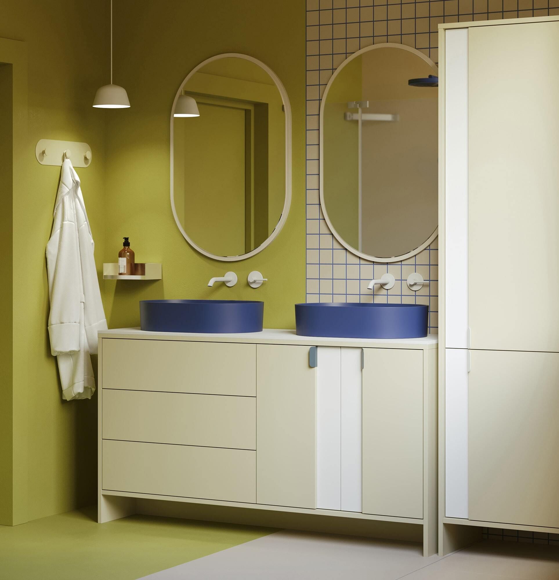 Armoire pour deux lavabos LAYERS LAY75