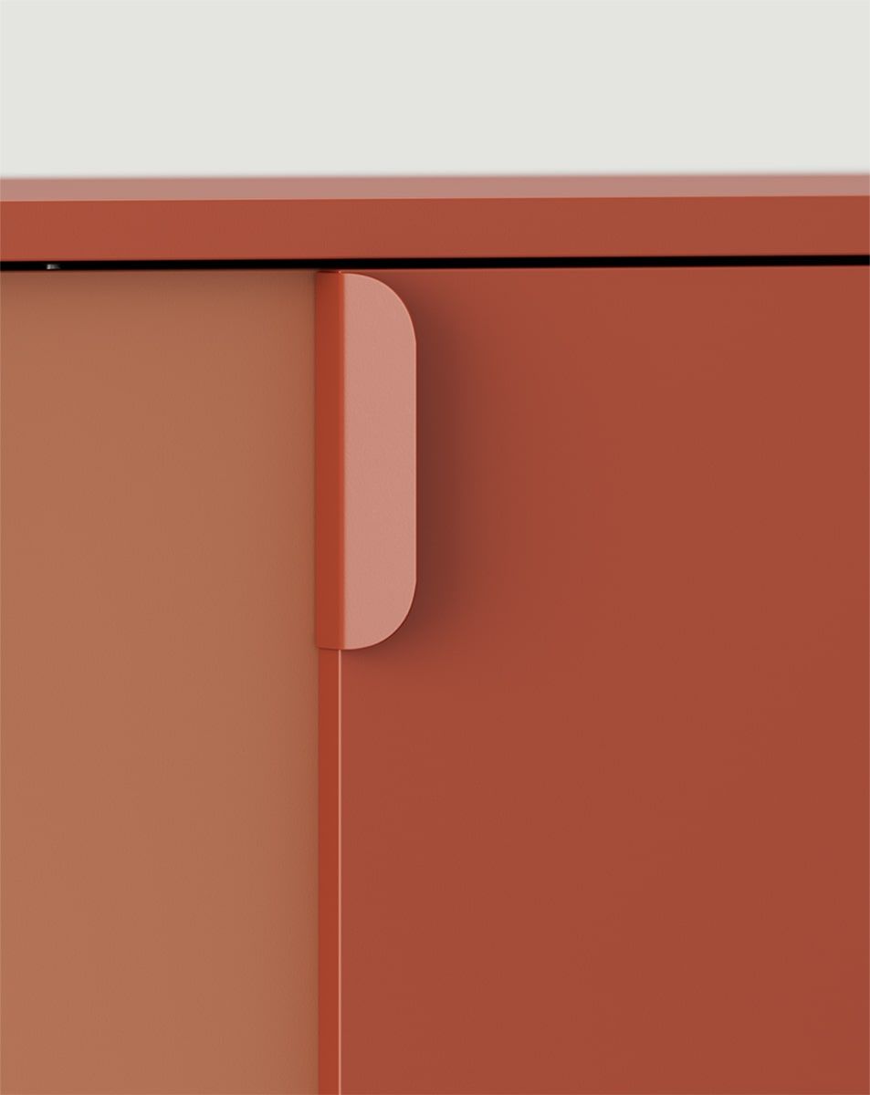 OMNIRES LAYERS meuble suspendu avec deux lavabos LAY76
Couleur : Sahara Deep
Couleur de la façade du deuxième niveau : Sahara Deep
Poignée : poignée LAYERS 110 Fire Terracotta