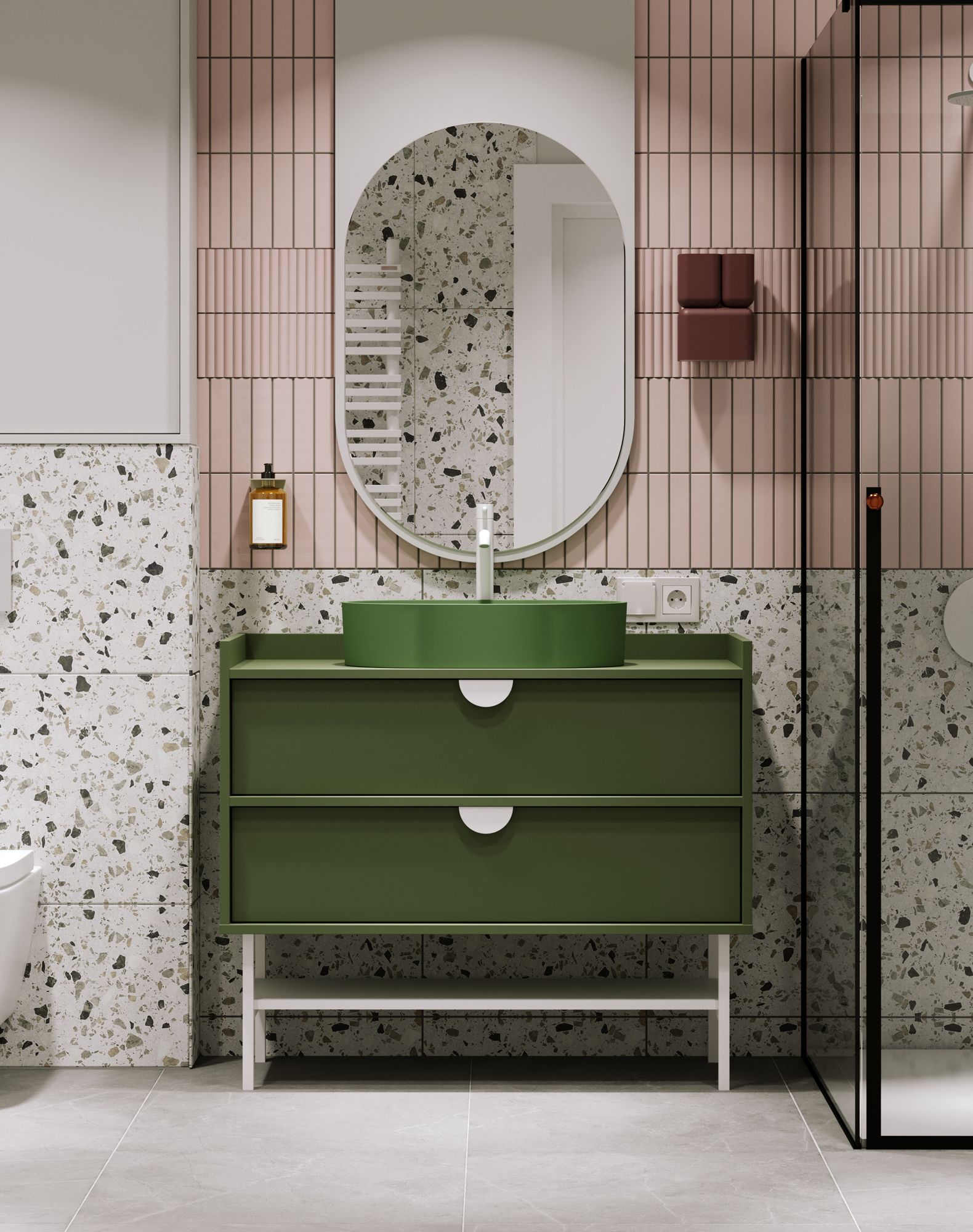 Meuble lavabo SIGI SU02B