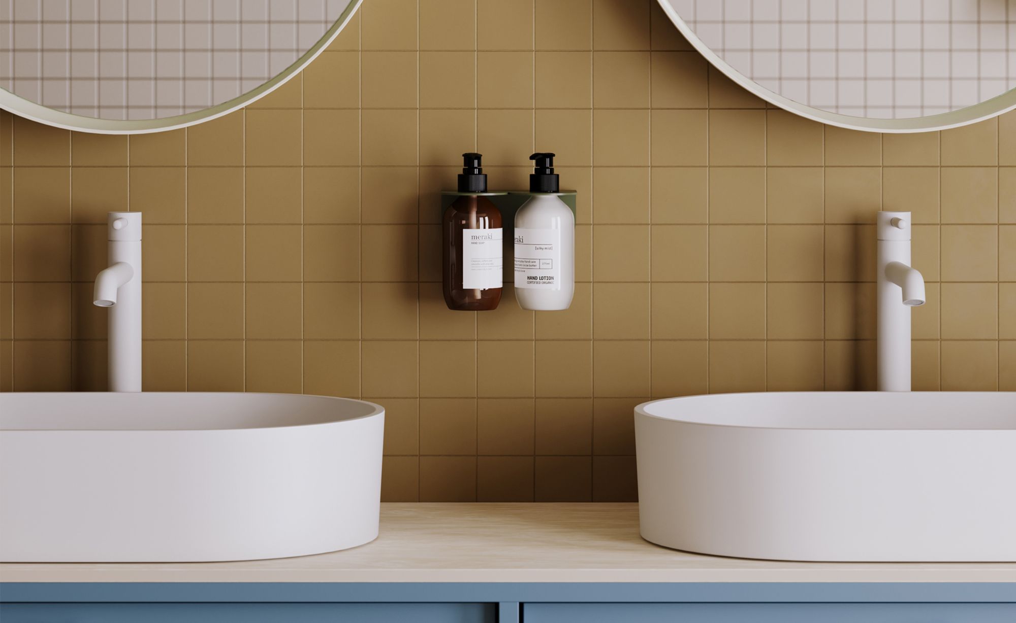 Support pour double distributeur de savon LAYERS LAY91