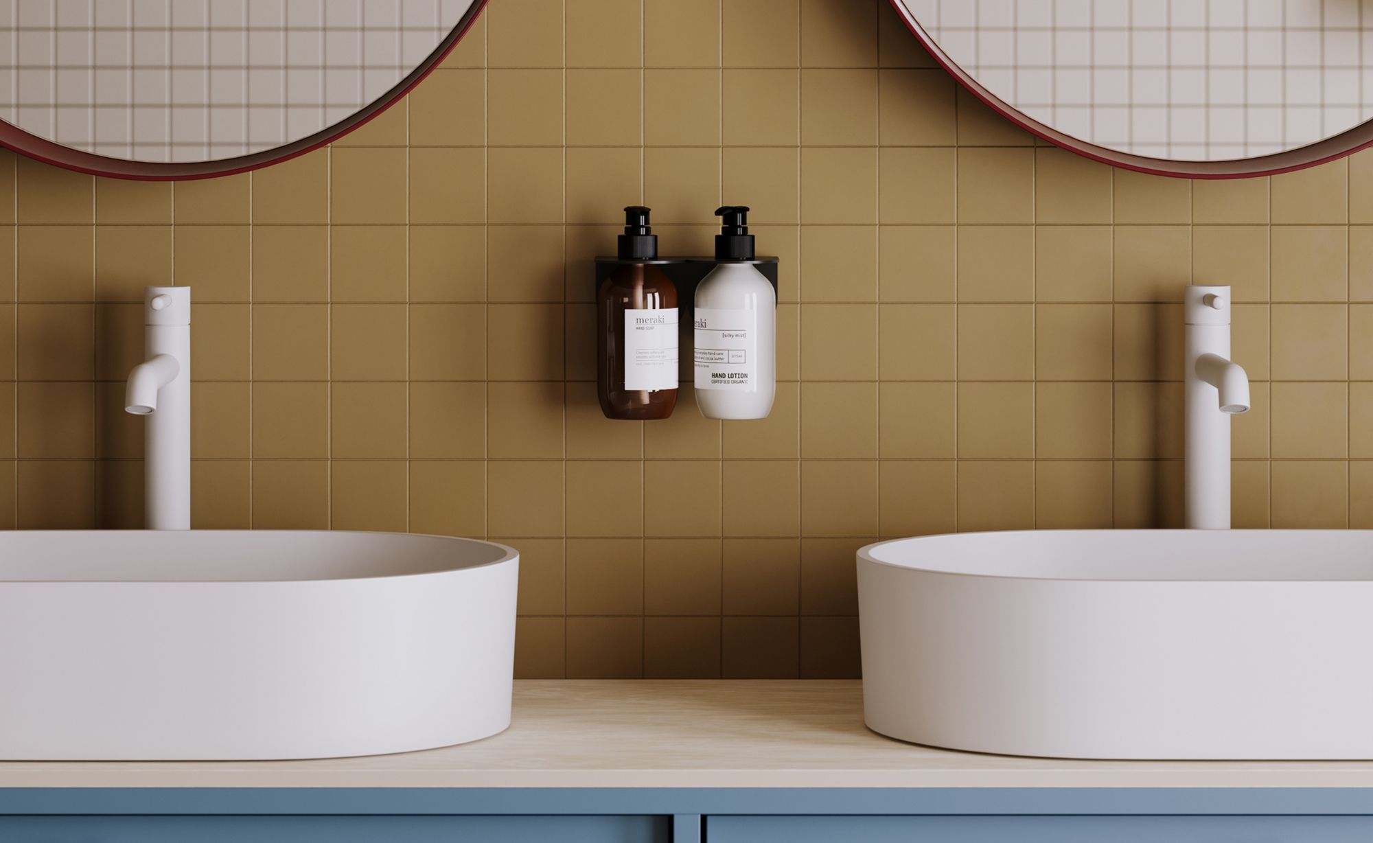 Support pour double distributeur de savon LAYERS LAY91