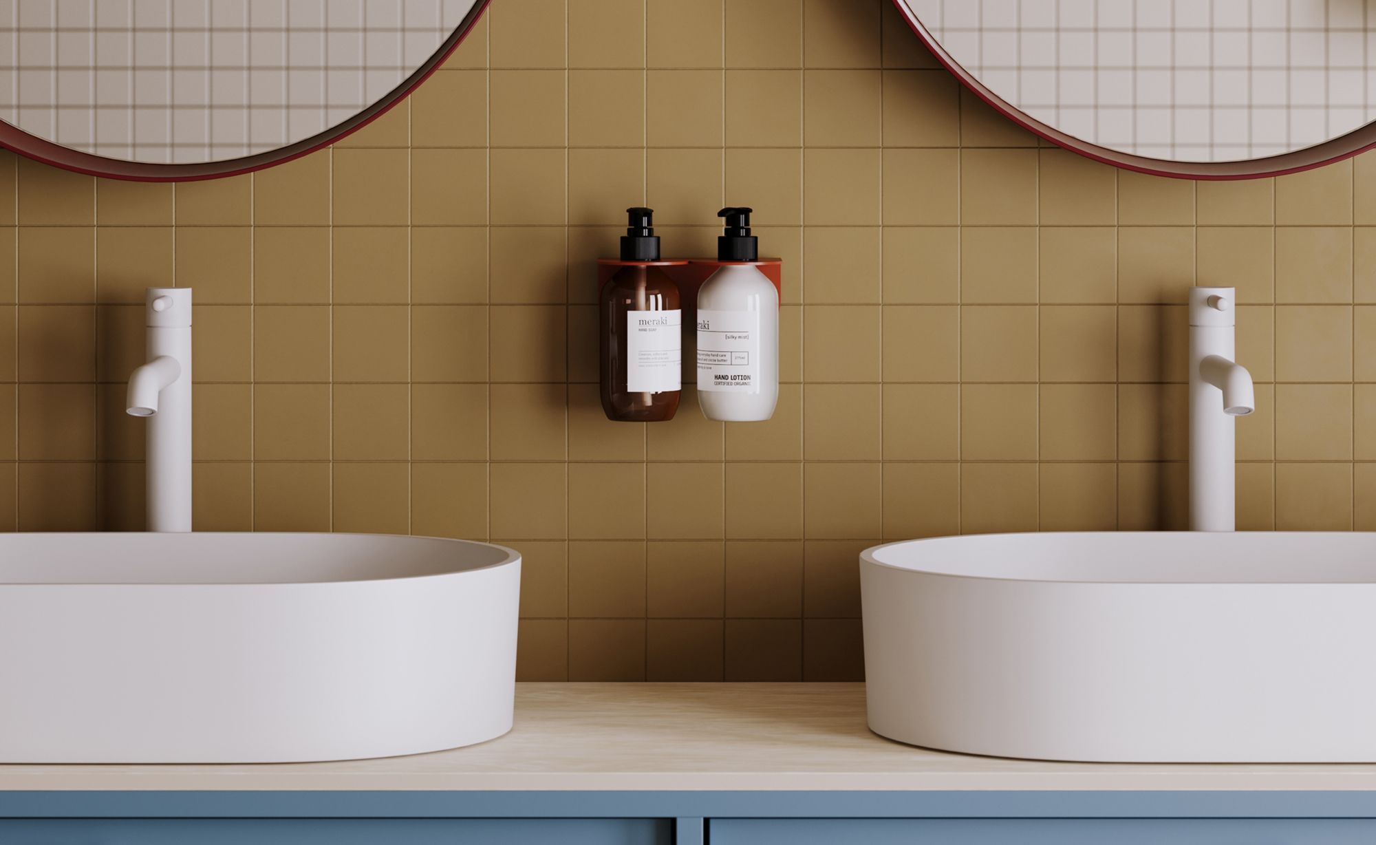 Support pour double distributeur de savon LAYERS LAY91