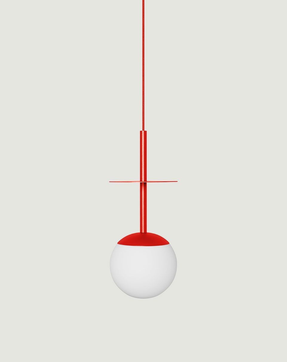 PLAAT Plafonnier rouge-orange