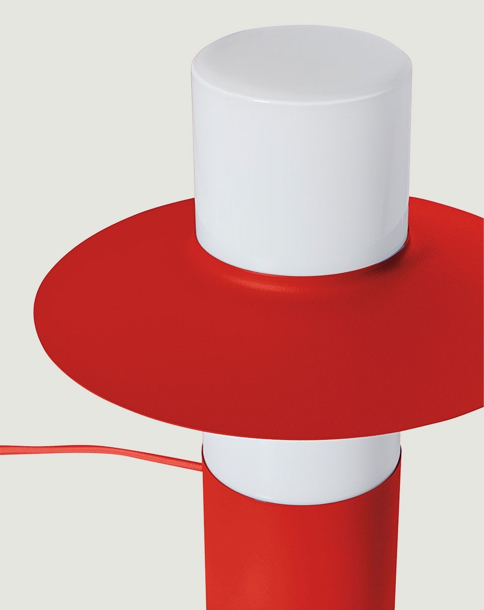 CAPONIO ST Lampe à poser rouge-orange