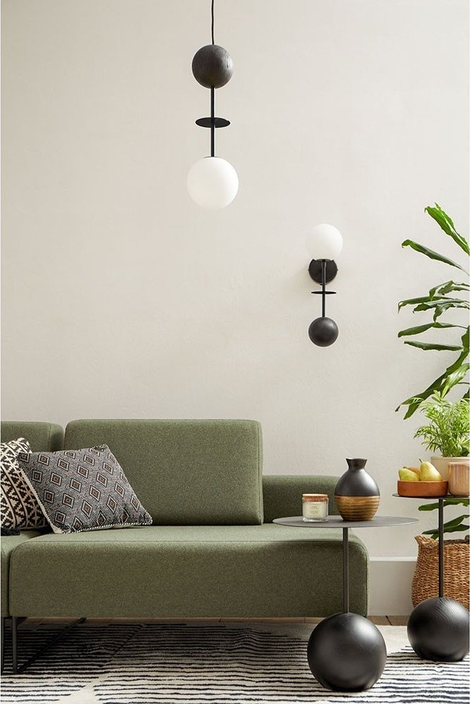 OIO A Lampe suspendue noire
