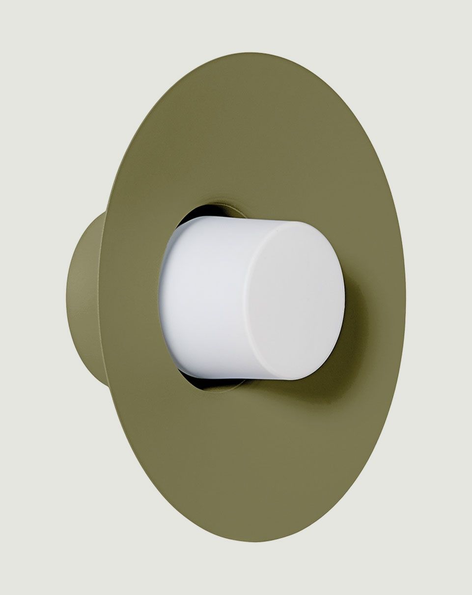 CAPONIO W A applique murale vert olive