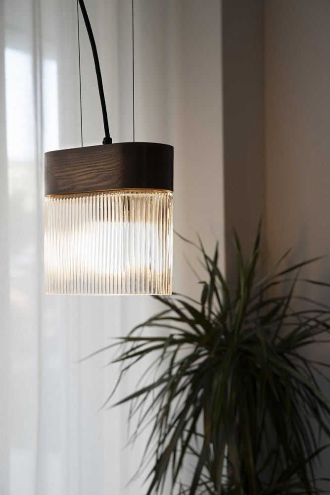 FLUMINA A Lampe suspendue en noyer