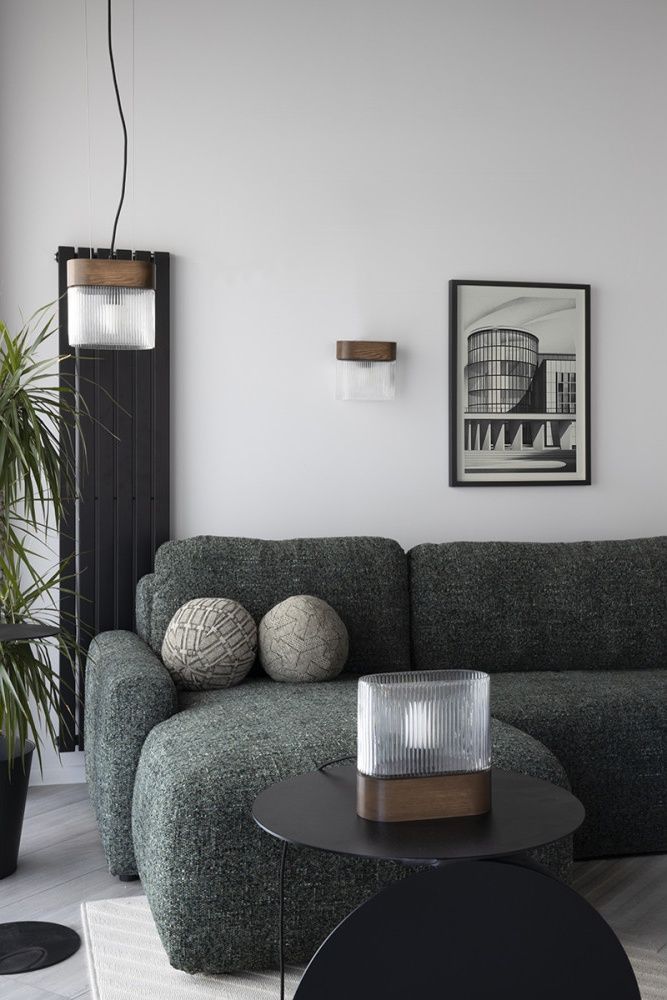 FLUMINA A Lampe suspendue en noyer
