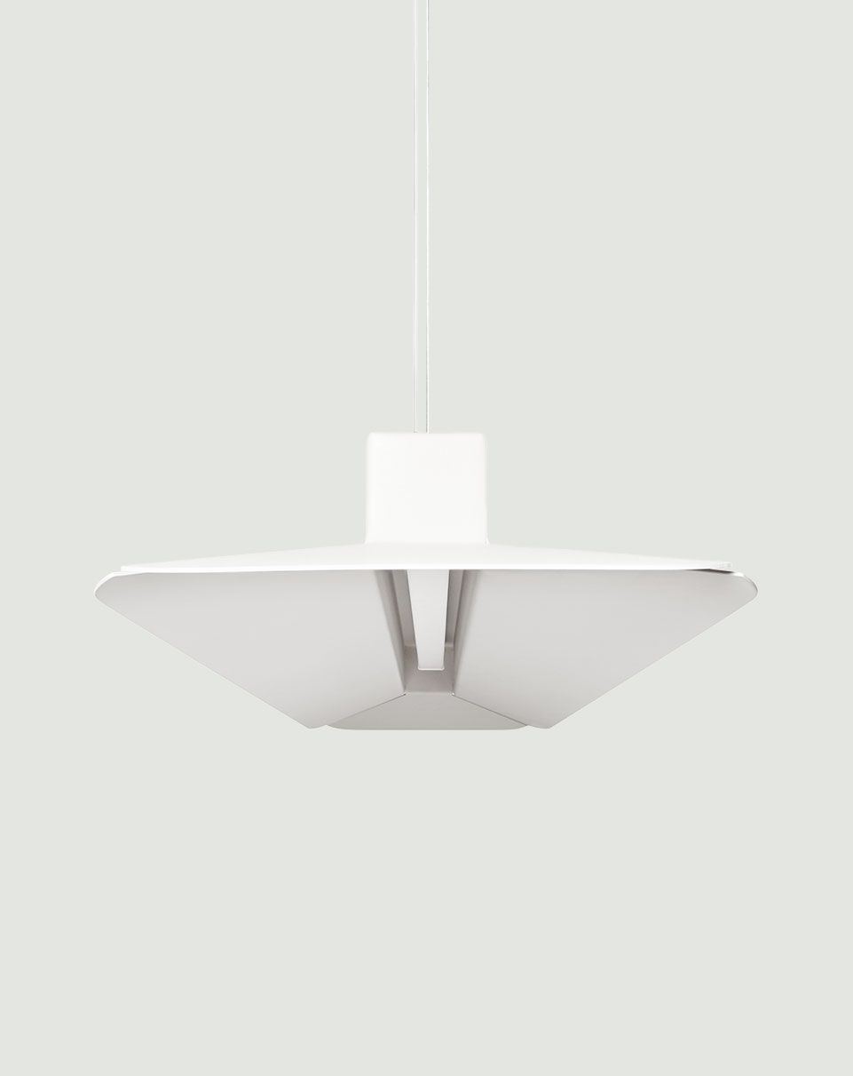 YOTTSU A Lampe suspendue blanche
