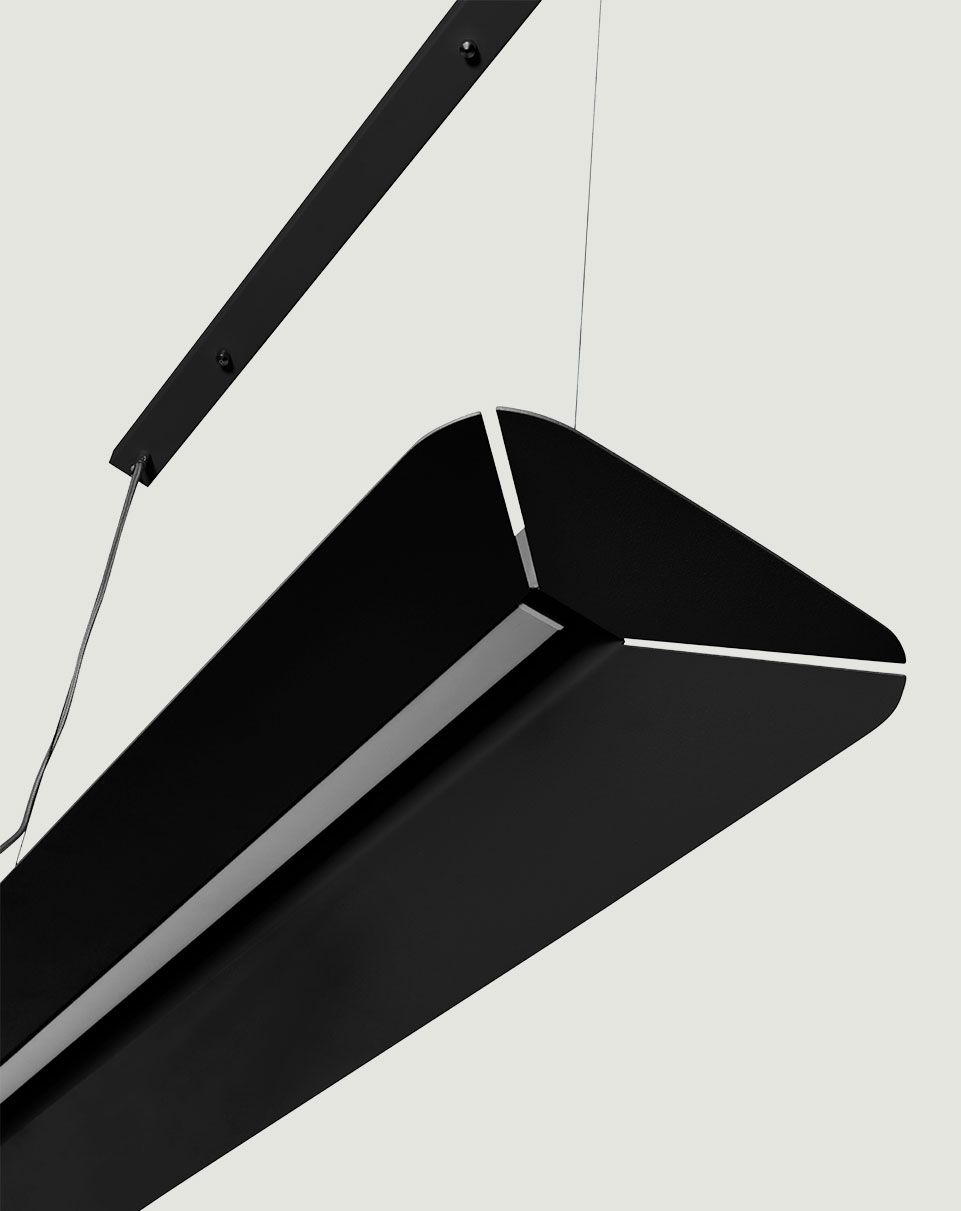 YOTTSU C lampe suspendue noire