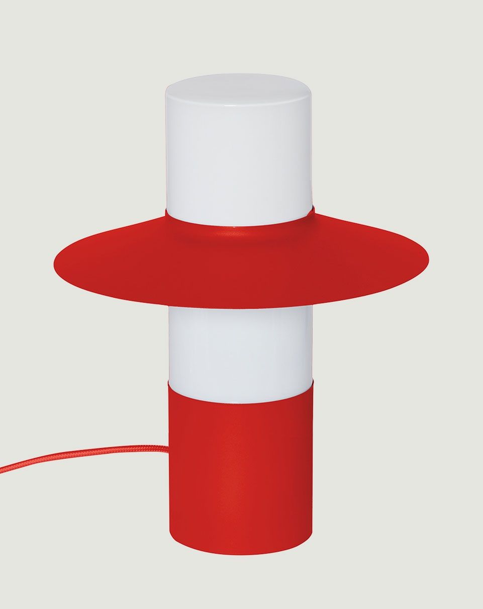 CAPONIO ST Lampe à poser rouge-orange