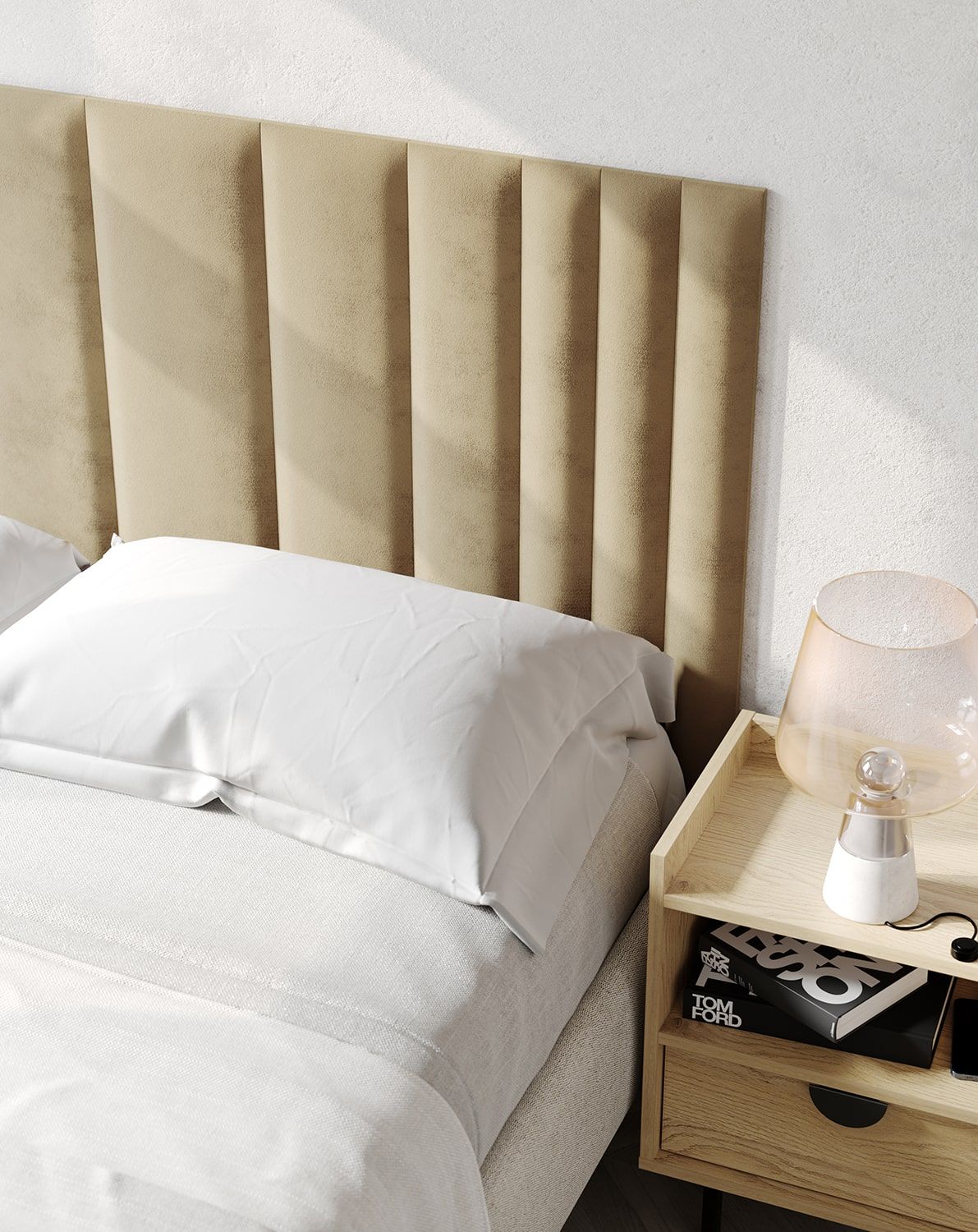 Ensemble de panneaux rembourrés 180cm ZPS3
Couleur du tissu d'ameublement : Velours 03