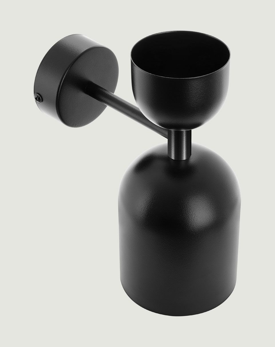 SUPURU W noir lampe murale ajustable / applique murale