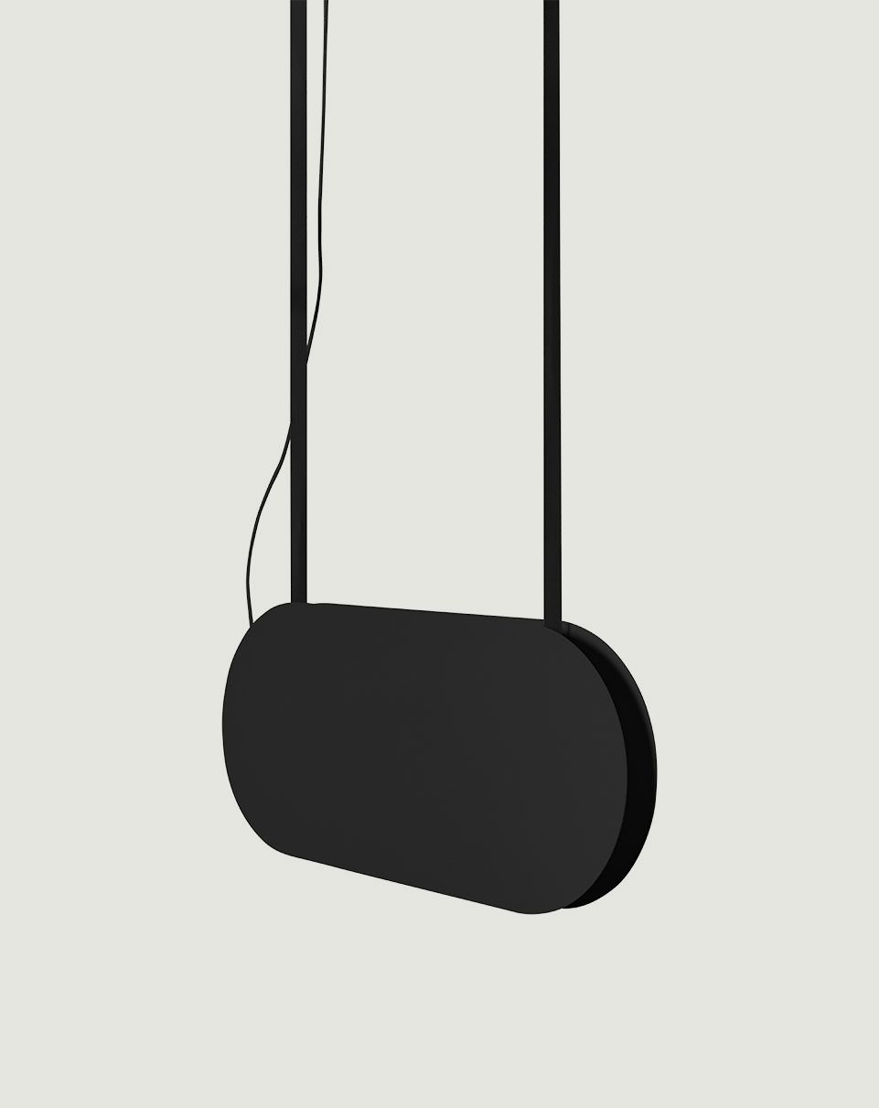 MALUMI A Lampe suspendue noire